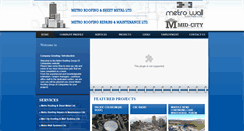 Desktop Screenshot of metroroofinggroup.com